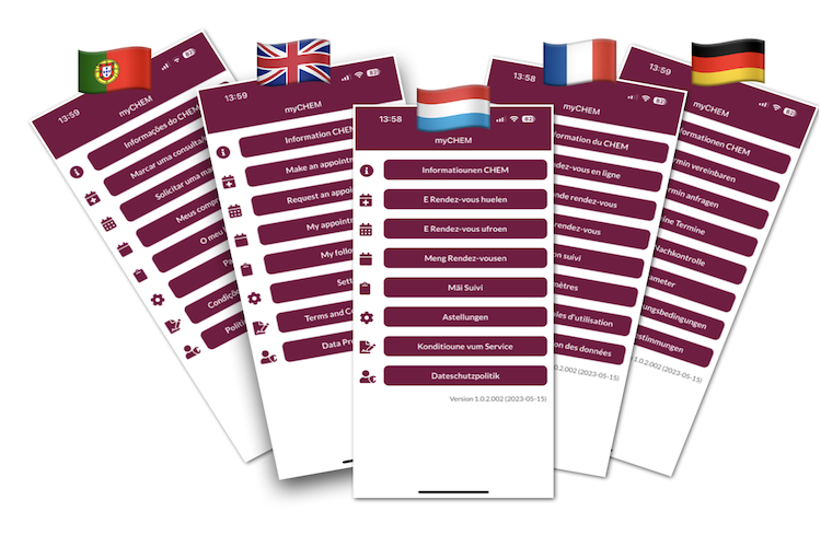 myCHEM: l’application mobile du Centre Hospitalier Emile Mayrisch