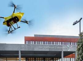 Un hôpital d'Ypres  transporte des échantillons de sang via des drones