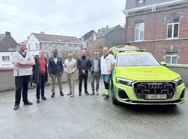 Le CHR de Huy met en service un nouveau véhicule SMUR