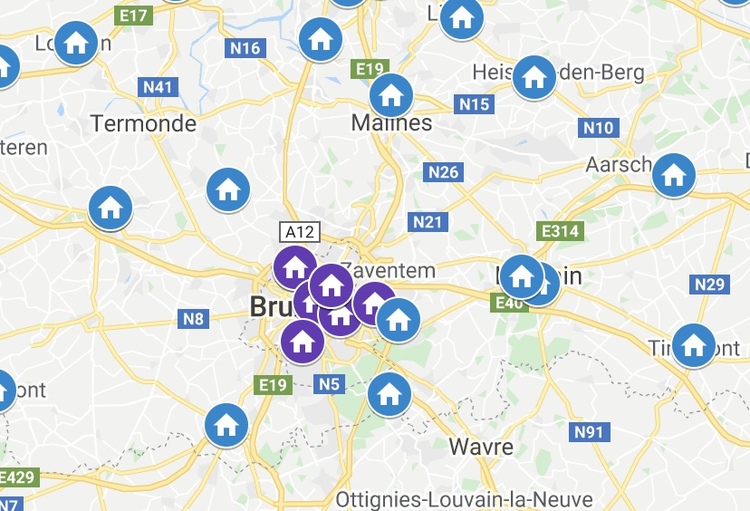 Une Carte Interactive Des Centres De Tri Et Prelevement En Belgique Inami Le Specialiste